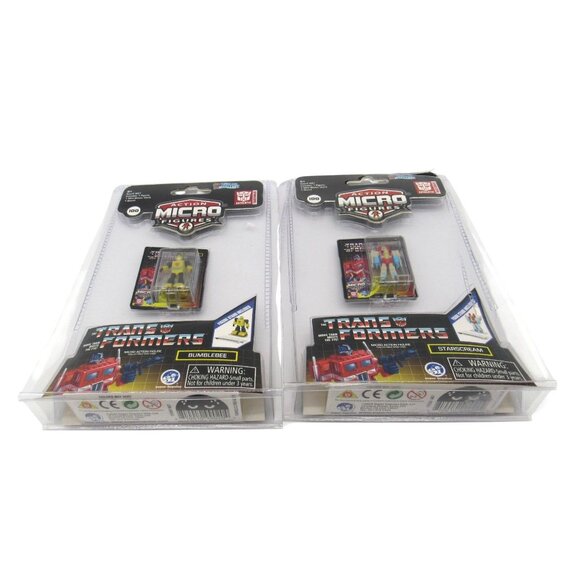 TRANSFORMERS Bumblebee And Starscream Mini Worlds Smallest Action Micro Figures - Picture 3 of 11